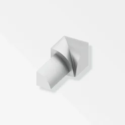 Fundamo Viertelkreis-Inneneck 10 mm Aluminium silber