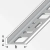 Fundamo Winkelprofil 10 mm 2,5m PVC grau