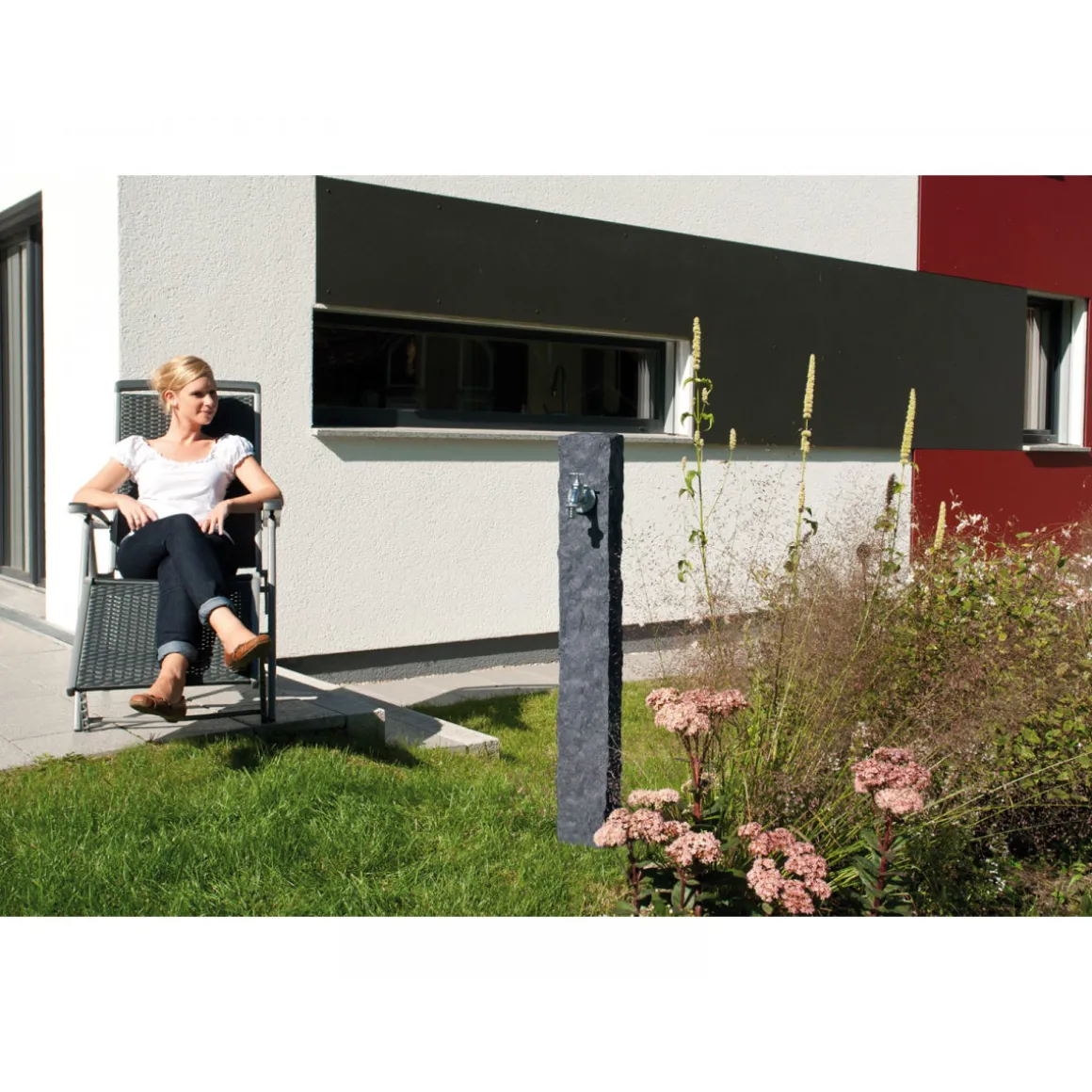 Garantia Wasserzapfstelle Granit grau