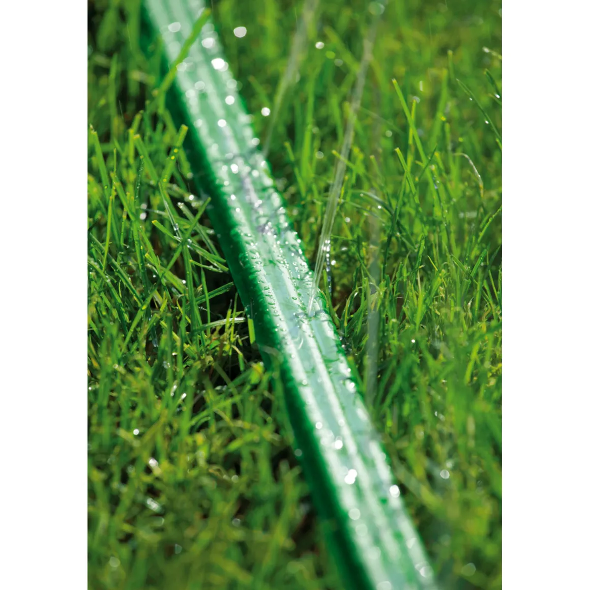 Gardena Schlauchregner mit Anschlußteilen 15 m grün