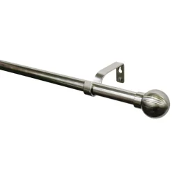 Gardinenstange Kugel Dm 16/19mmMetall ausziehbar 190-360cm