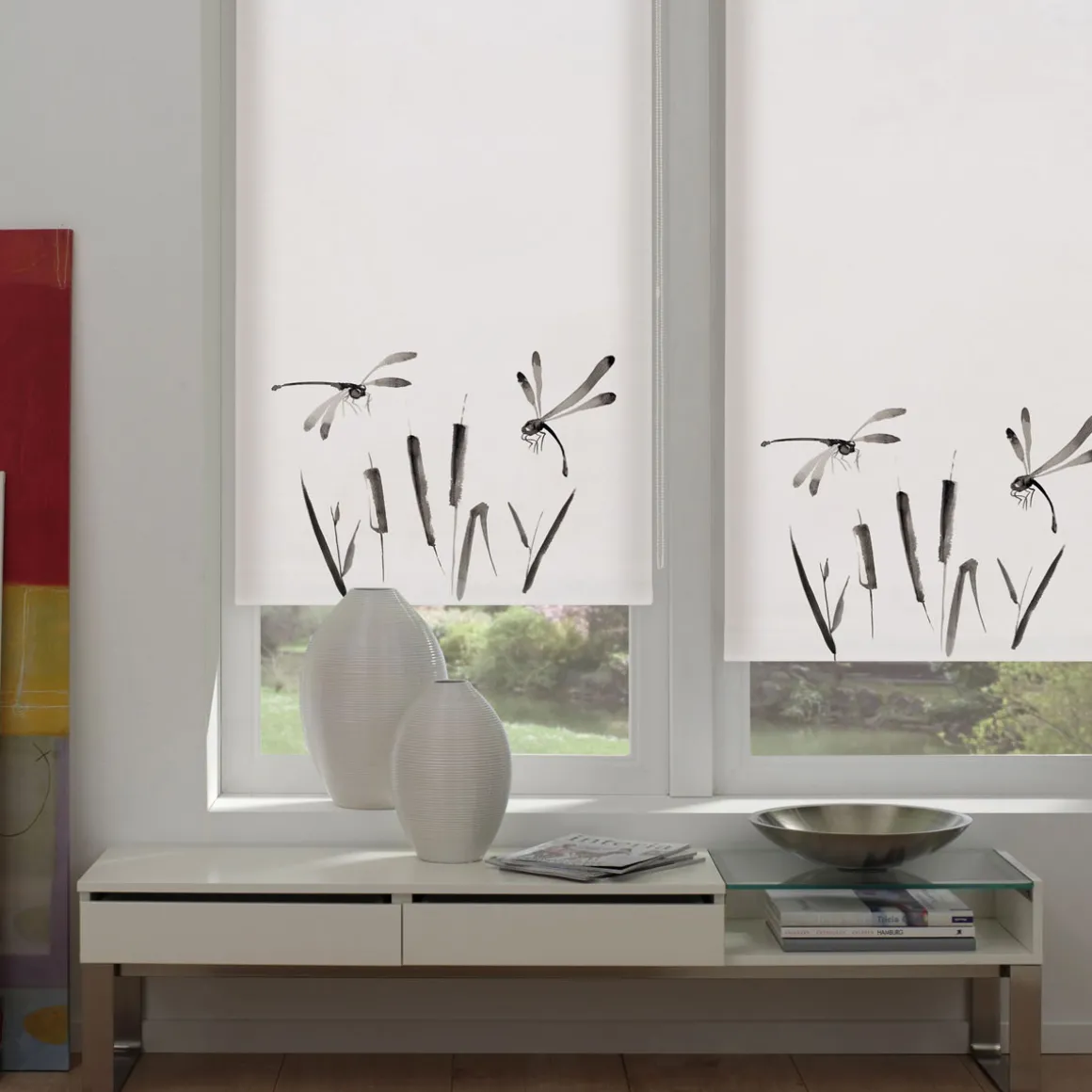 GardiniaEasyfix Rollo Japandi Dragonfly 75x150 cm