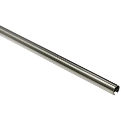 GardiniaGardinenstange Memphis mit Innenlauf Durchmesser 16 mm 200 cm Edelstahl-Optik