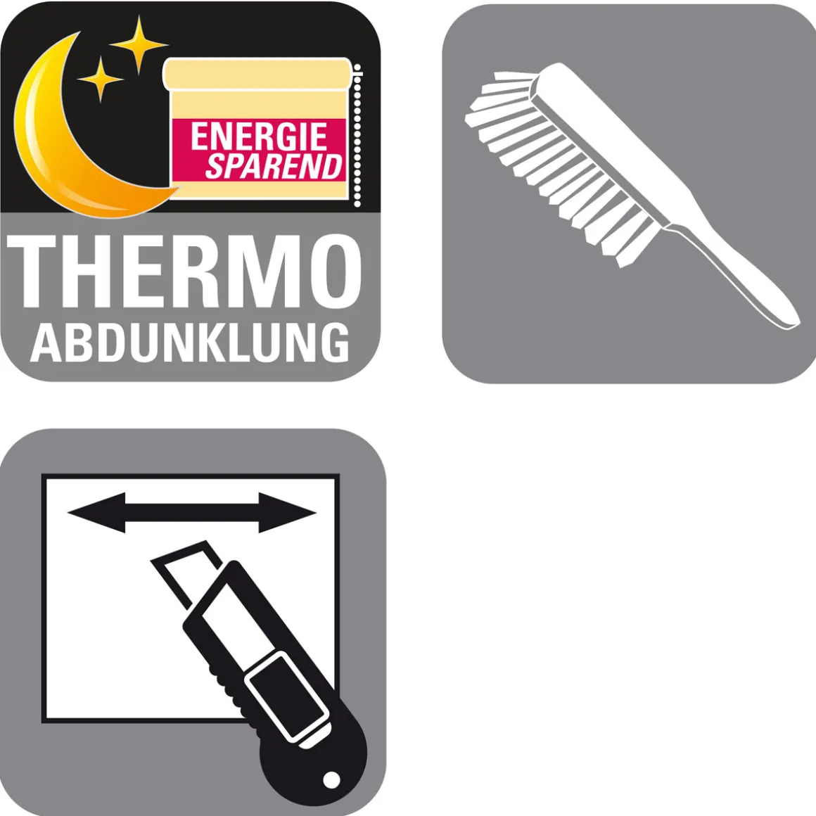 GardiniaThermo-Rollo crema 102x160 cm