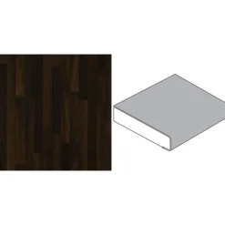 Getaelements Küchenarbeitsplatte noce butcherblock 4100 x 600 x 39 mm