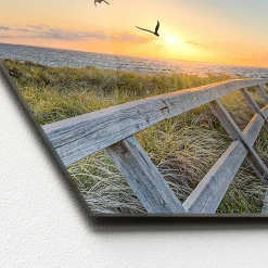 Glas-Art Birds Above Lost Sea 50 x 125 cm Glasbild