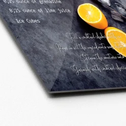 Glas-Art Orange 20 x 20 Glasbild