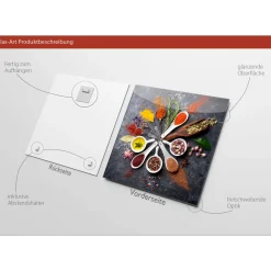 Glas-Art Spicery I 20 x 20 Glasbild