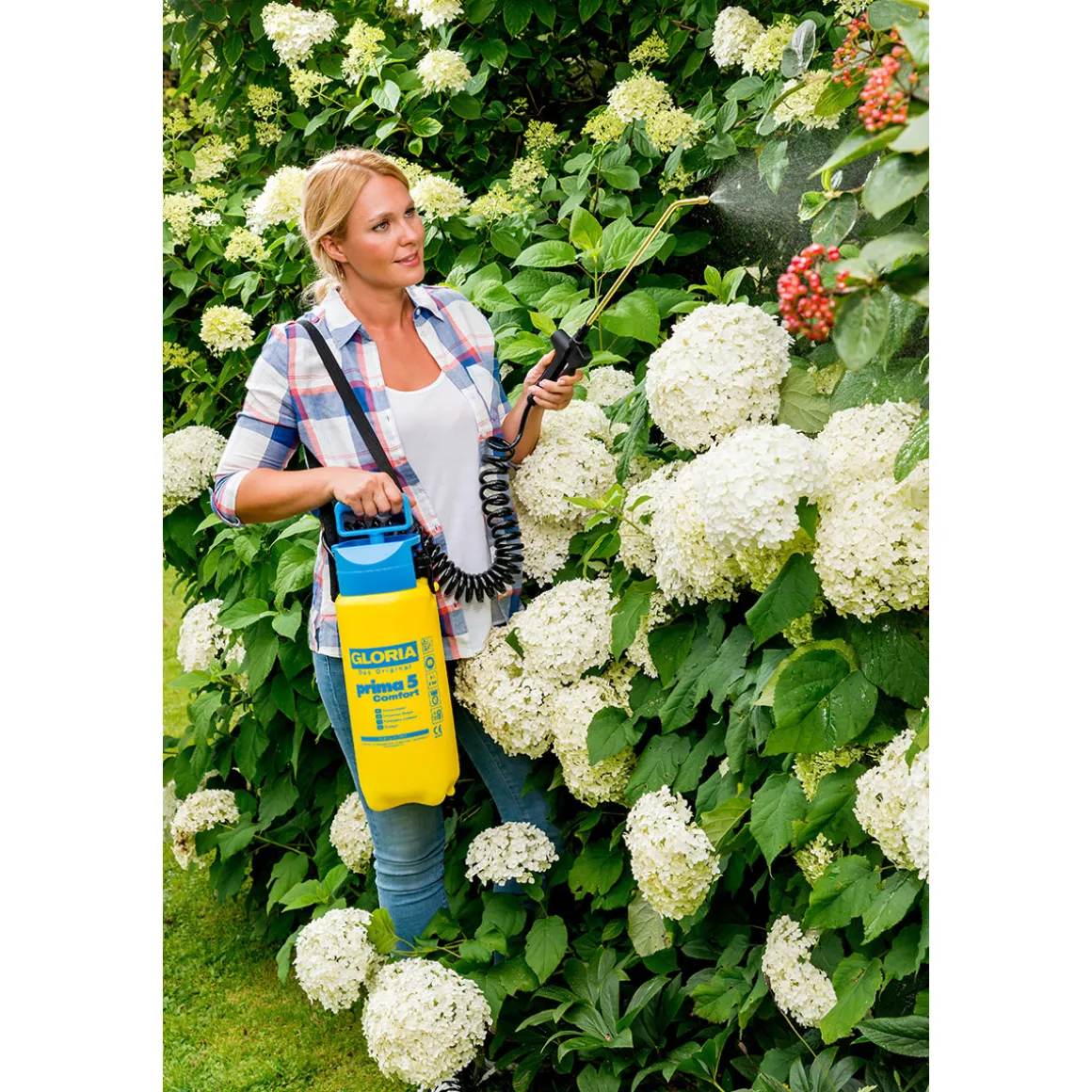 Gloria Drucksprühgerät Prima 5 Comfort 5 L inkl 2,5m Spiralschlauch
