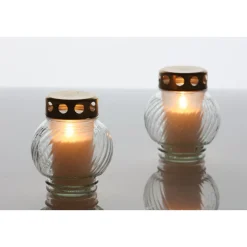 Grablampe IGLESIA_C aus Glas mit Brenner