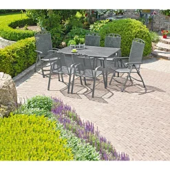 Greemotion Testrut Gartentisch Toulouse ca 140 x 72 x 90 cm
