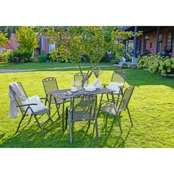 Greemotion Testrut Gartentisch Toulouse ca 140 x 72 x 90 cm