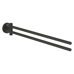 Grohe Handtuchhalter doppelt matt schwarz