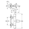 Grohe Thermostat-Wannenbatterie Precision Start