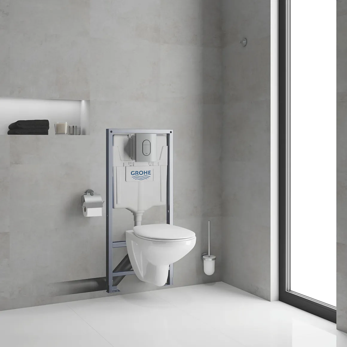 Grohe Wand-WC Komplett-Set Solido 5in1 inkl Befestigungsmaterial