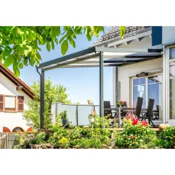 gutta Terrassenüberdachung 4 x 3 m anthrazit