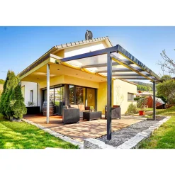 gutta Terrassenüberdachung 4 x 3 m anthrazit