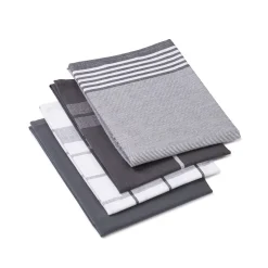 Gözze Geschirrtücher 100% Baumwolle 4er Pack 50x70cm anthrazit