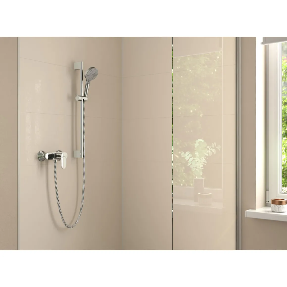 Hansgrohe Einhebel-Brausemischer Vernis Blend Aufputz chrom