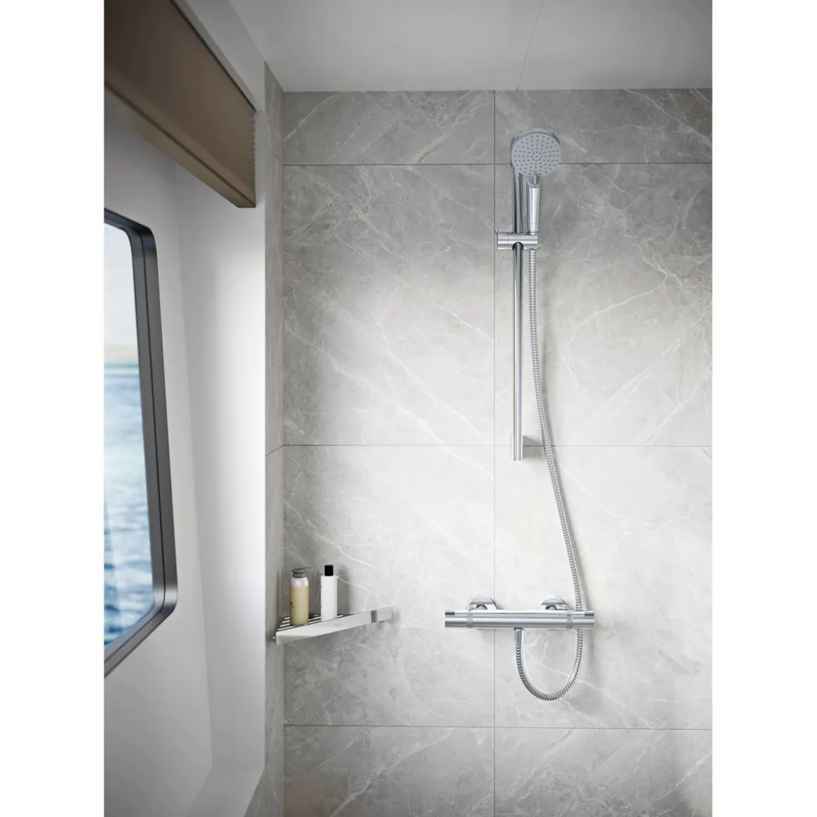 Hansgrohe Stangenbrause-Set Vernis Blend chrom