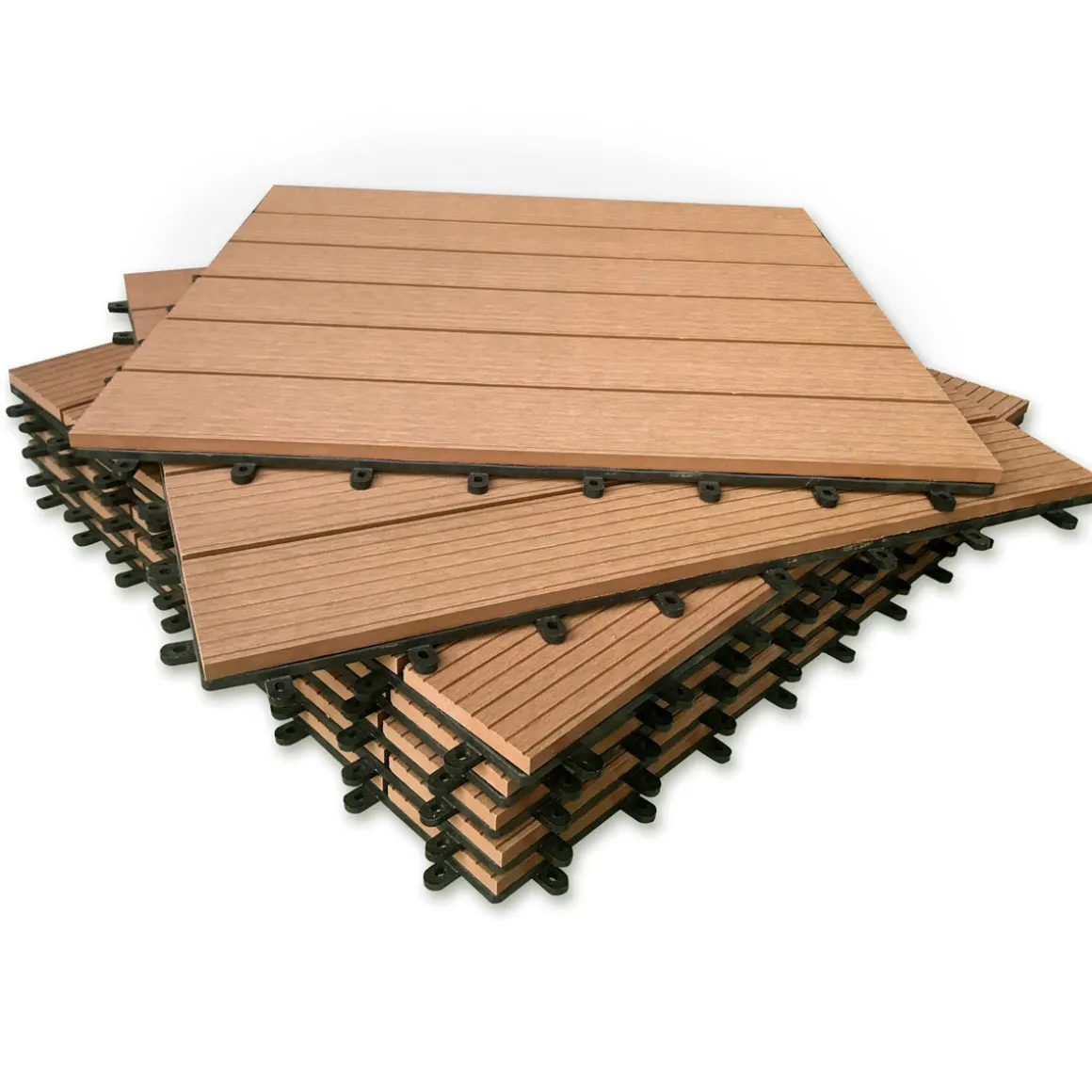 Hartmann WPC-Klickfliese braun 60 x 60 cm
