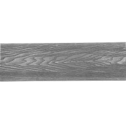 Hartmann WPC-Terrassendiele grau geriffelt 200 x 14,5 x 2,3 cm