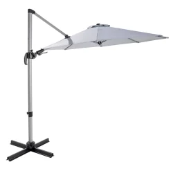 Haveson Ampelschirm Catania 300 cm silbermetallic