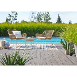 Haveson Balkon-Set Vicenza 3-teilig