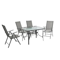 Haveson Gartenmöbelset Leipzig 5-teilig