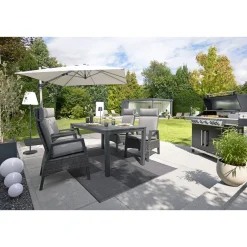 Haveson Gartentisch Bergamo BxHxT 160 x 74 x 90 cm