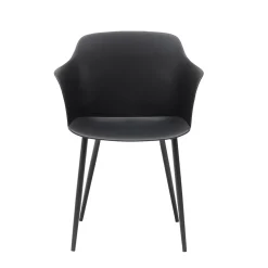 Haveson Kunststoff-Sessel Madeira schwarz
