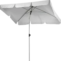 Haveson Marktschirm Udine silber-grau 210 x 140 cm
