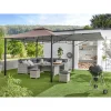 Haveson Pavillon cappuccinofarben 330 x 330 cm