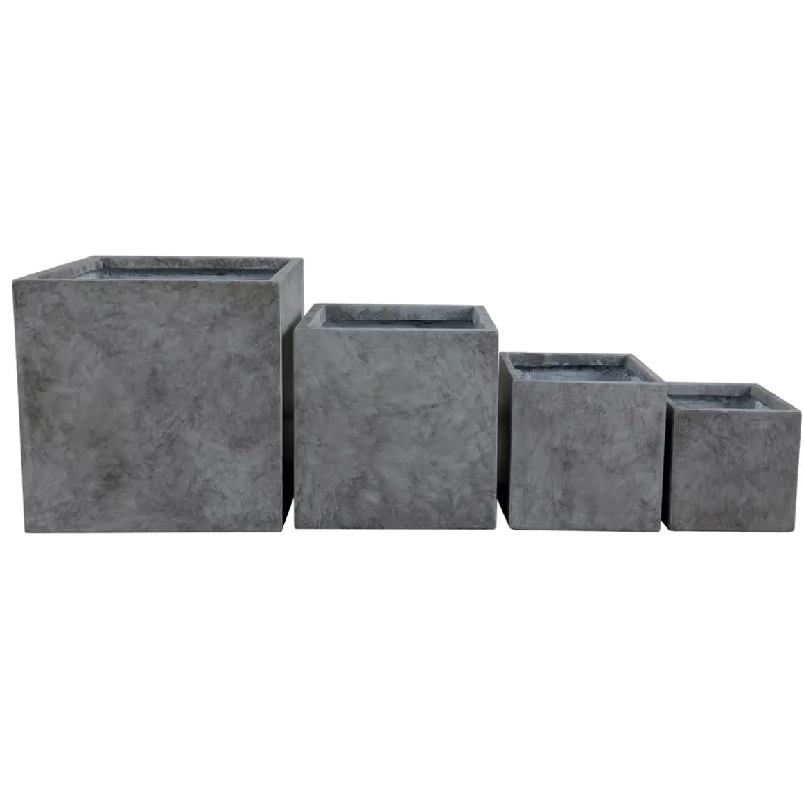 Haveson Pflanengefäßserie Wiped Grey