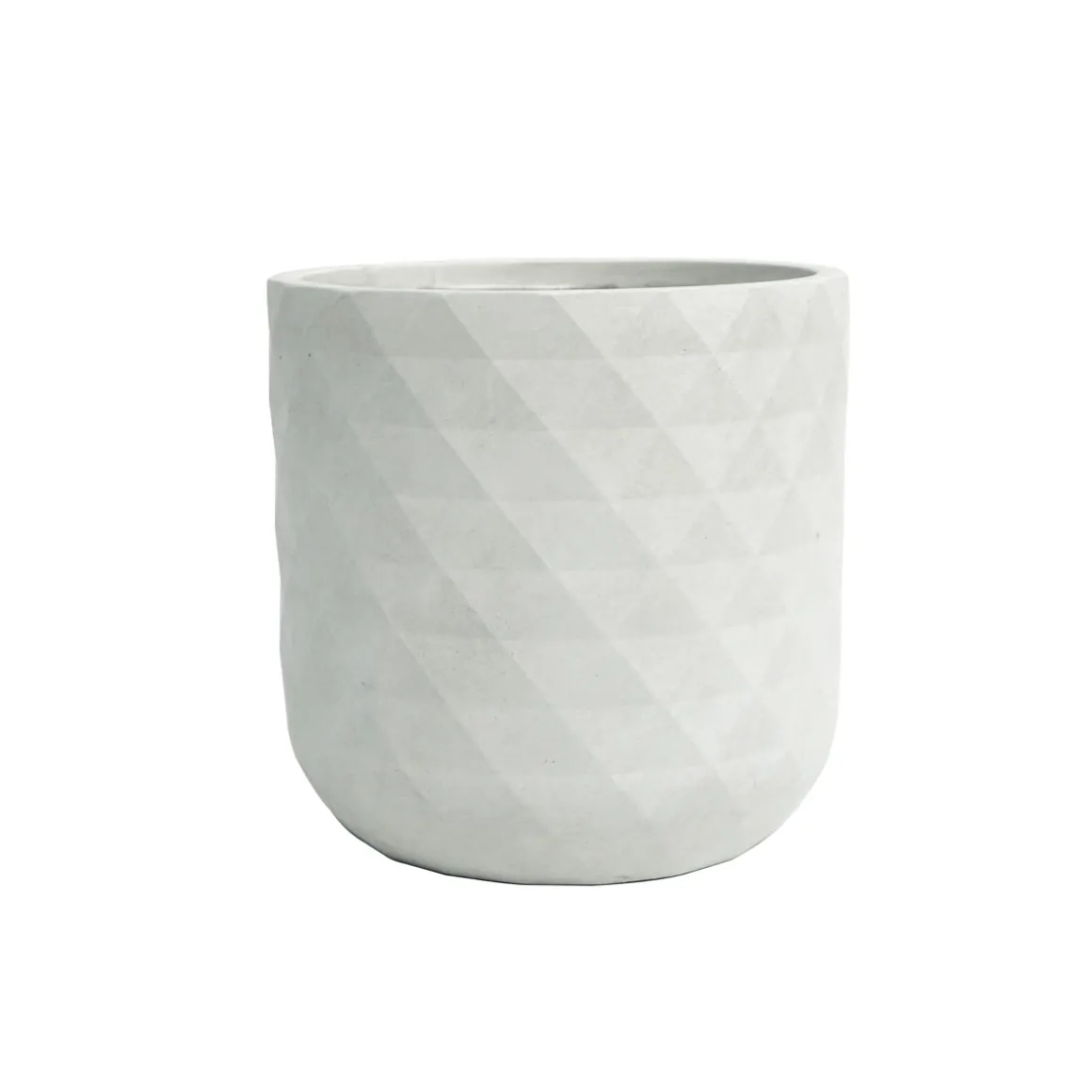 Haveson Pflanztopf Big Diamond 44 x 44 x 44 cm weiß