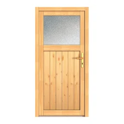 Holz-Nebeneingangstür NET 05 Fichte DIN rechts