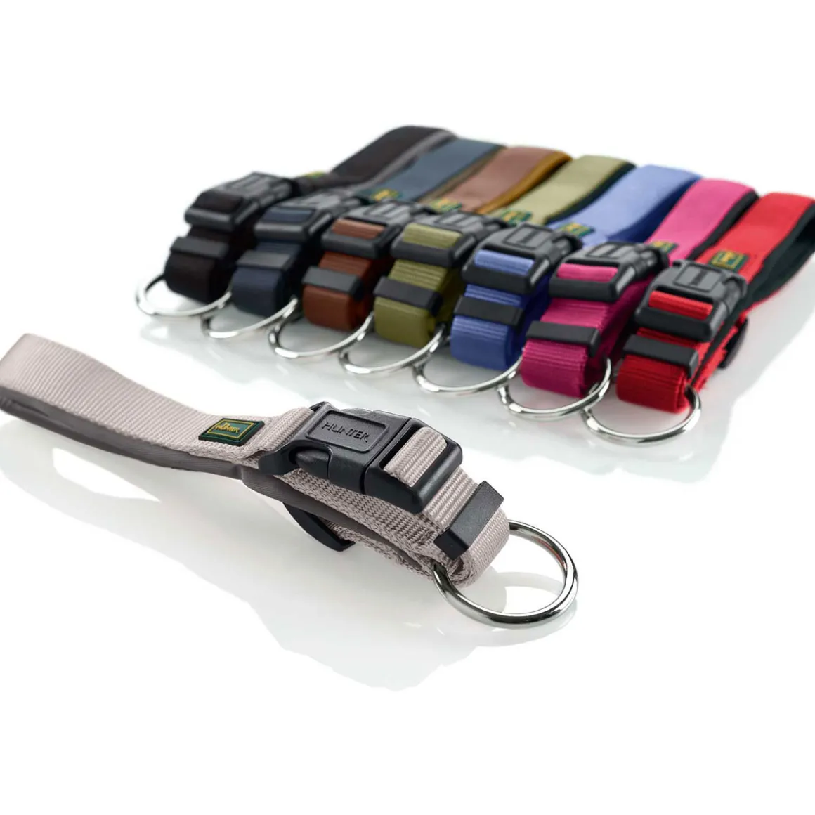 Hunter Halsung Neopren Vario Plus himbeer-schwarz Größe L