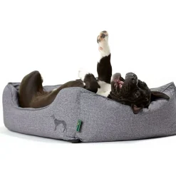 Hunter Hundesofa Boston grau 80 x 60 cm Größe M
