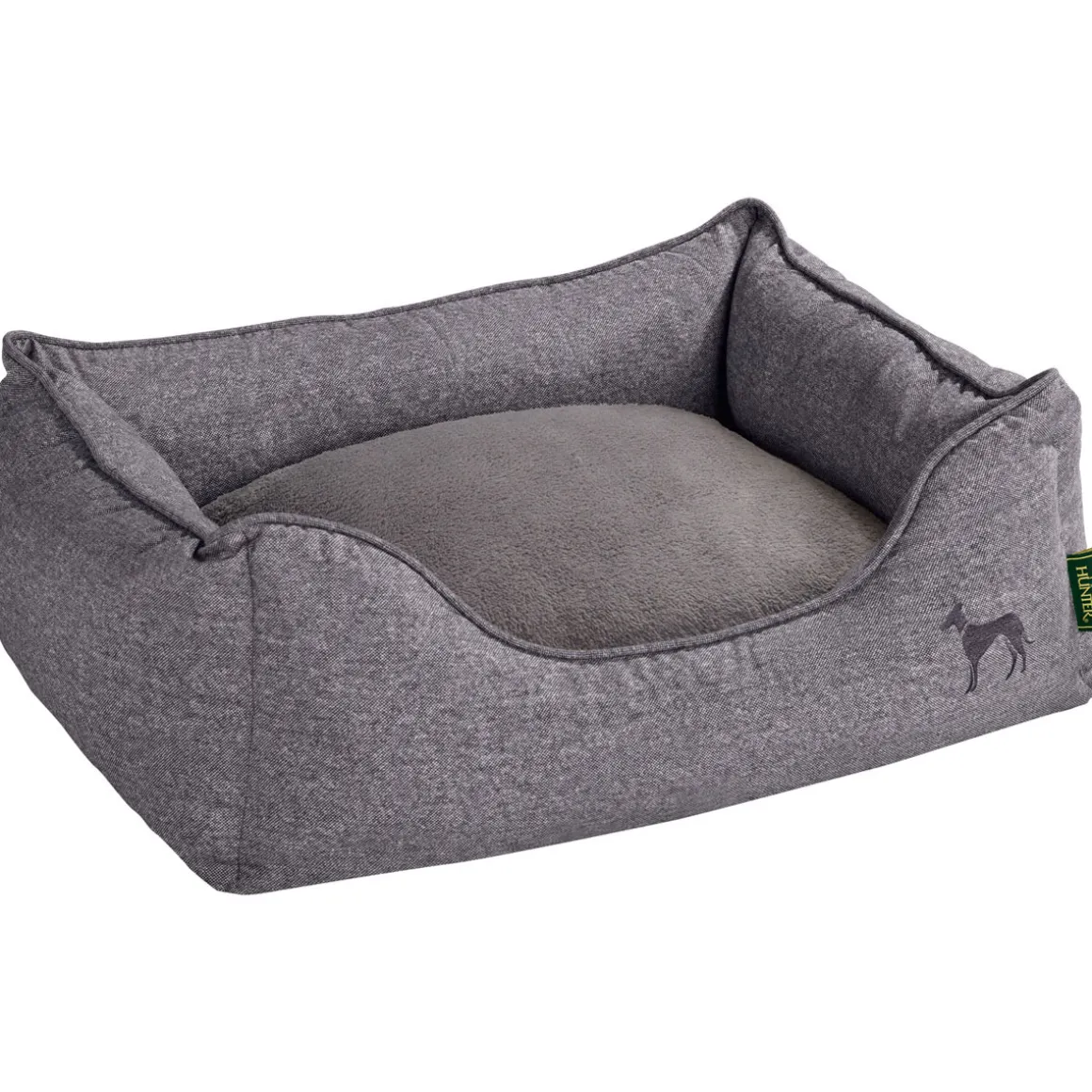Hunter Hundesofa Boston grau 80 x 60 cm Größe M