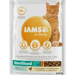 IAMS Trockenfutter Vital Katze Sterilisiert Huhn 800 g