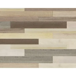 INDO-FSC Barnwall Lombardy Wandverkleid.Paket 0,86 m2, 3 Breiten 120x15/12/9x1cm