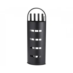 Kaminbesteck 4tlg Stahl schwarz beschichtet