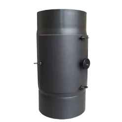 Kaminfilter - KaminFILTERKat, Ø 150 mm, mit Revisionstür, Farbe: Dunkelgrau