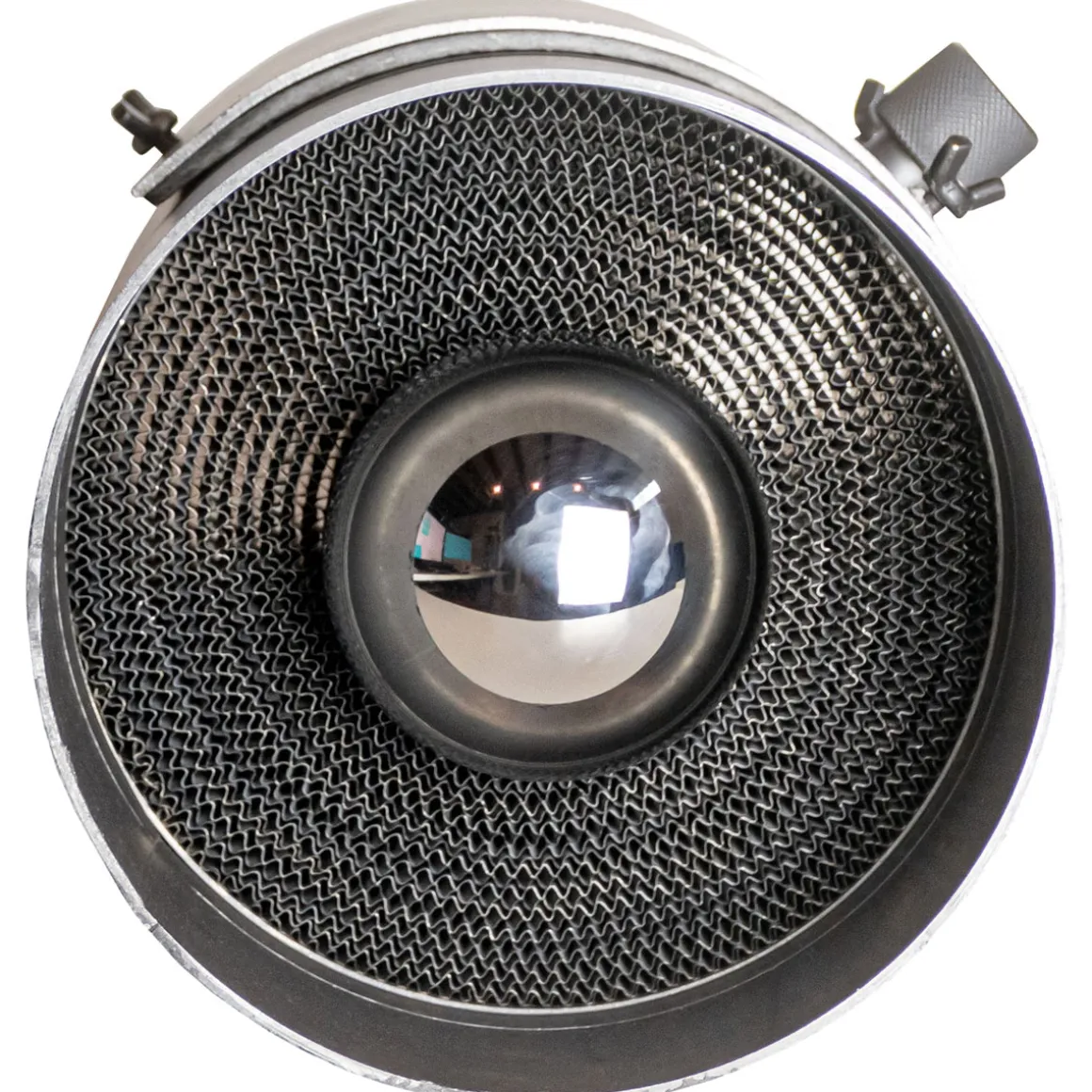 Kaminfilter - KaminFILTERKat, Ø 150 mm, mit Revisionstür, Farbe: Dunkelgrau
