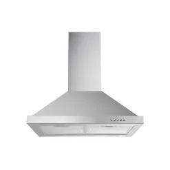 Kaminhaube Edelstahl, 60 cm, respektaEEK A, 3 Leistungsstufen LED-Beleuchtung