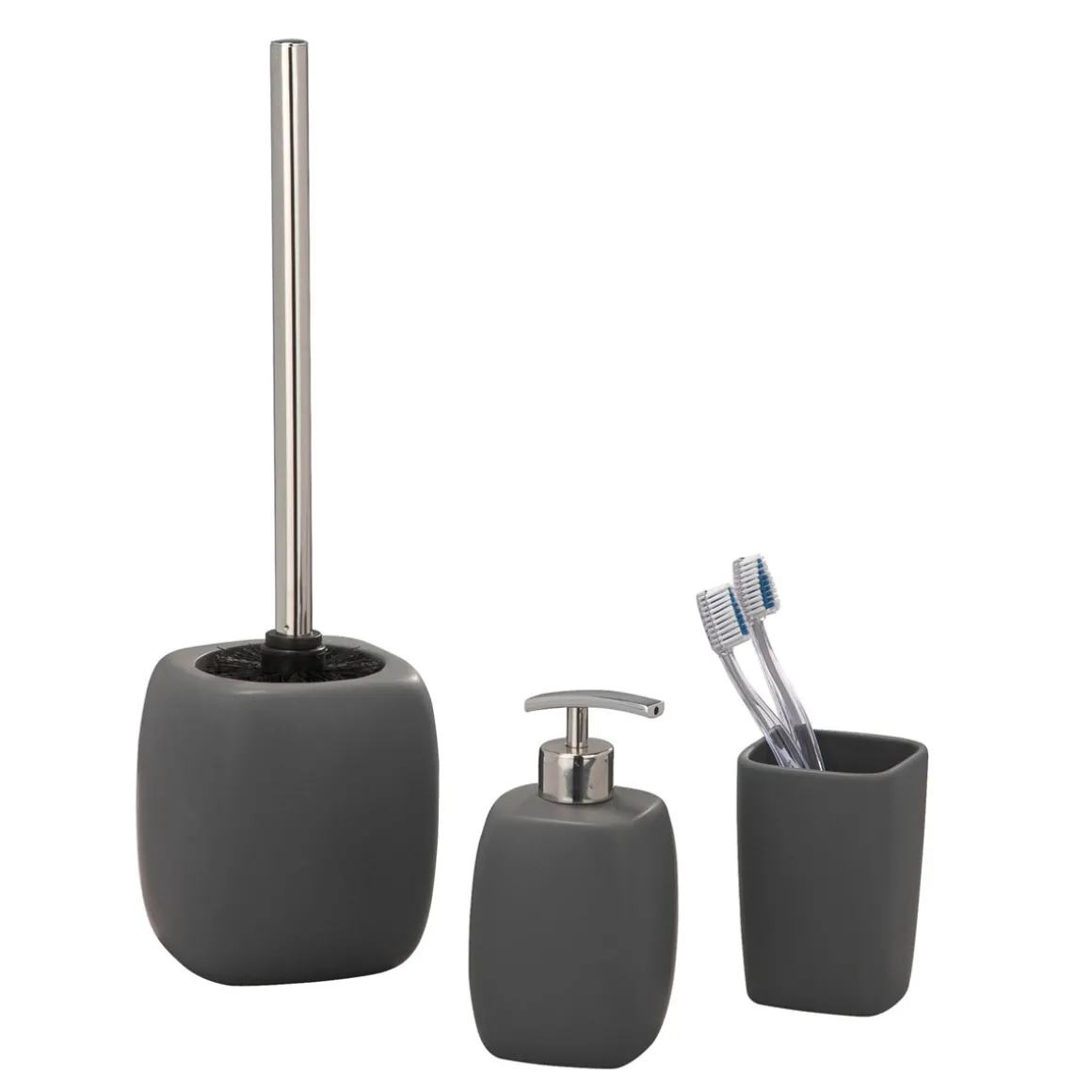 Keramik Zahnputzbecher Mod. Faro grey