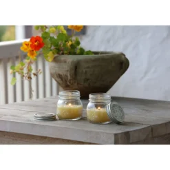 Kerze Potty im Glas 8x9 cm