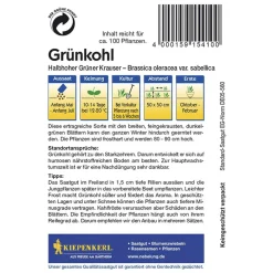 Kiepenkerl Grünkohl Halbhoher grüner krauser