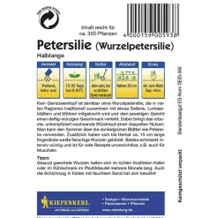 Kiepenkerl Wurzelpetersilie Halblange