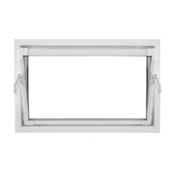 Kippfenster Q59 900 x 600 mm ISO Glas weiss